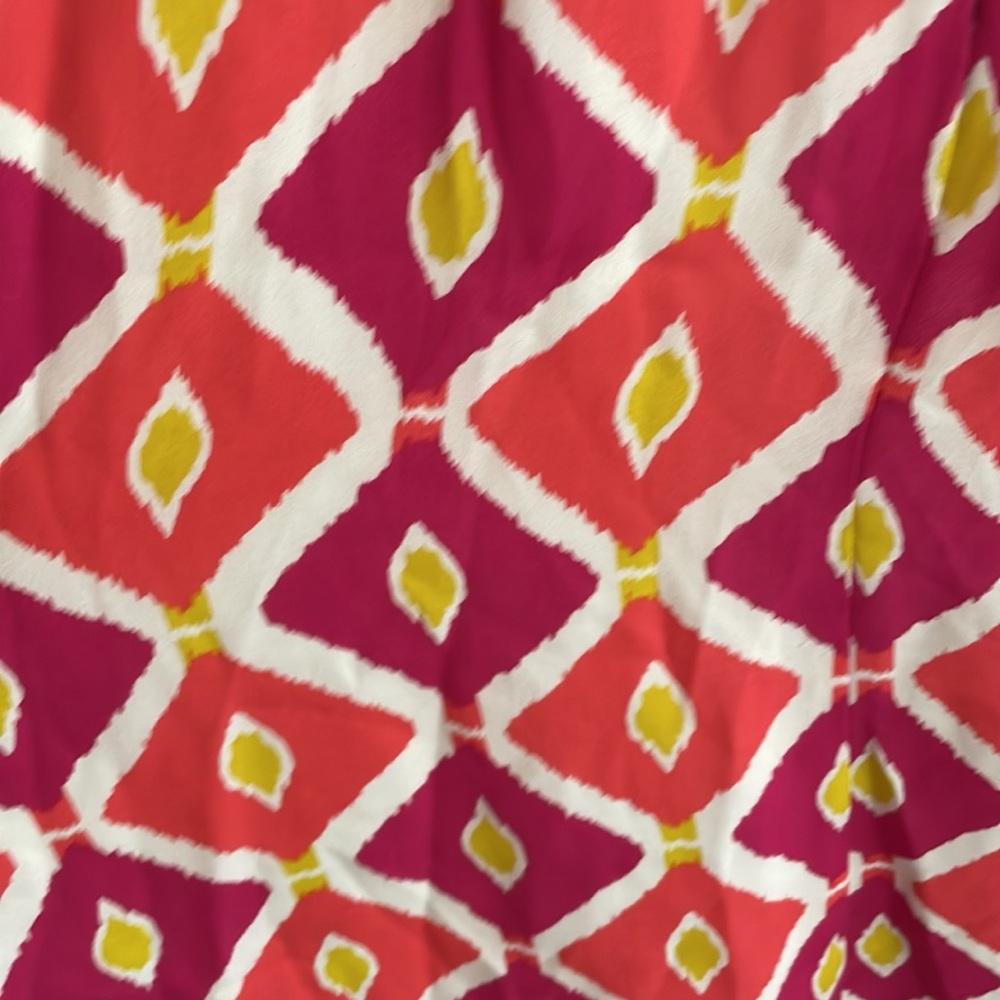 Tory Burch Ikat print silk dress 4 - Picture 8 of 10